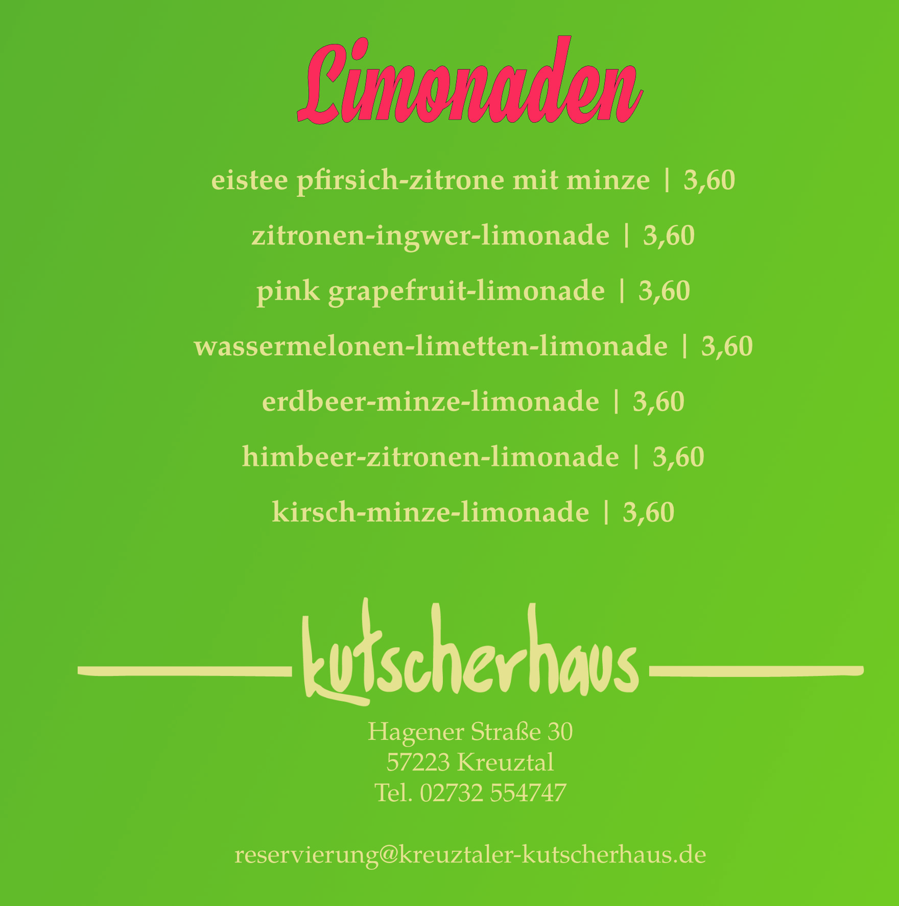 Kreuztaler Kutscherhaus - Cocktails 03